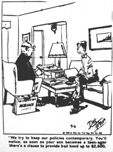 Cartoon from the Geneva Times dated September 6, 1968.