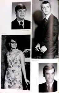 Black and white images of one William Smith and three Hobart Seniors from the 1969 yearbook.
