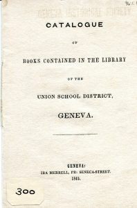 title-page-of-catalogue-of-books-in-the-union_school_library