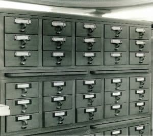 library card catalog