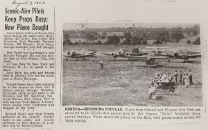 newspaper clipping about ScenicAire Park