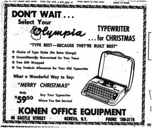 Konen Office Equipment Ad