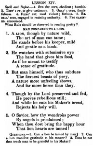 lion-lesson-from-1800s-reader