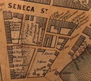 Map Of Seneca St 1856