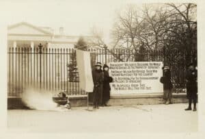 Watchfires Outside Wh, January 1919