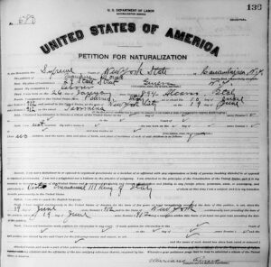Mariano Como Naturalization papers 
