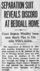 Beddall Divorce
