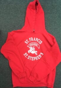 Red Sweatshirt St Francis St Stephens Crusaders