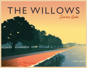 The Willows Along Seneca Lake Print