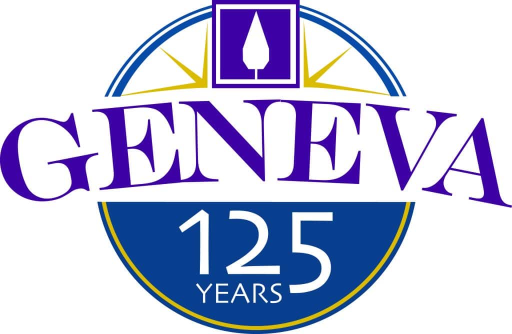Logo for 125th anniversary of the Geneva's city charter