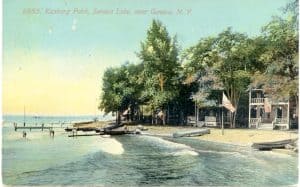 Postcard of Kashong Point along Seneca Lake