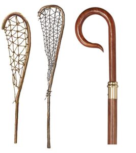 Early lacrosse equipment
