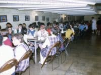 The cafeteria of Prospect Ave School