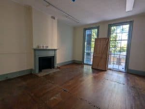 New Welcome Area (former exhibit space) at the Geneva History Museum 