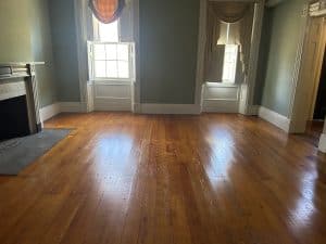 Empty Front Parlor at the Geneva History Museum