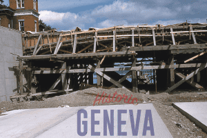 Construction of bridge over Hamilton Street