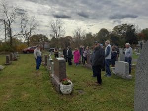 Tour of St Patricks cemetery