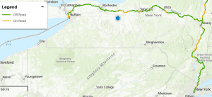 New York State bike trails map