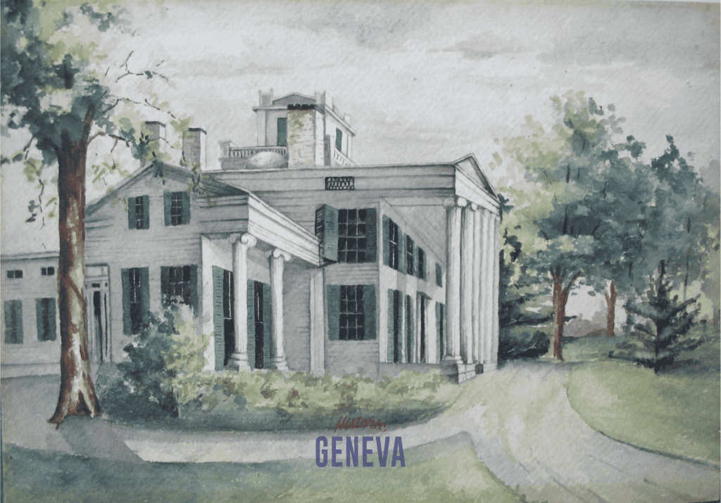 painting of Rose Hill Mansion