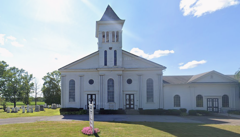 Seneca Presbyterian Church with cemetery